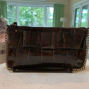 Kate Spade Patent Leather Purse With Bow
